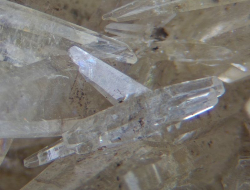 Aragonite crystals, Broadwood Quarry, Frosterley, Weardale, Co. Durham.