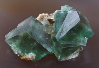 Heights Mine fluorite, 5 cm, Eastgate, Weardale, Co Durham. Beautiful sharp, undamaged, gemmy crystals.