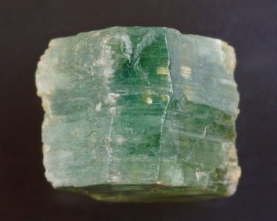 Fuchsite, 18 mm x 12 mm contact twinned on basal pinacoid. near Mogok, Burma.