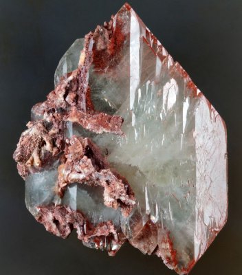 Barite, a very beautiful 6cm doubly terminated and lustrous crystal from Frizington, Cumbria.
