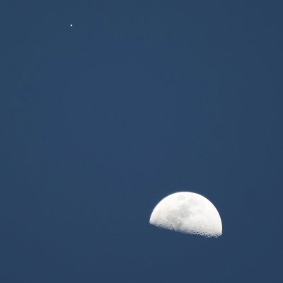 Moon and Jupiter