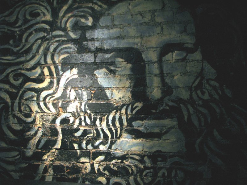 Wall painting inside Indie Bar