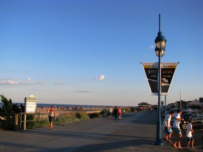 The board walk in Belmar