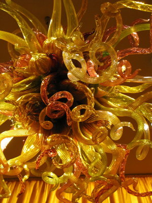 Chandelier inside Borgata Casino