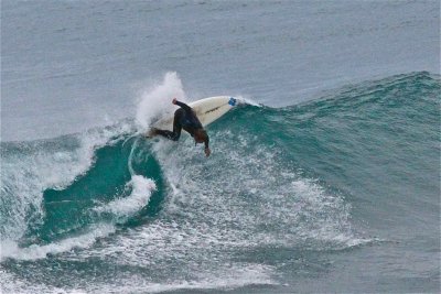 Surfing Point Break. Elliston SA