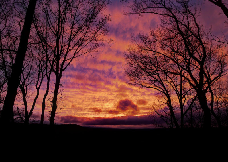 SUNSET AFTER HEAVY RAIN  -  AN HDR IMAGE
