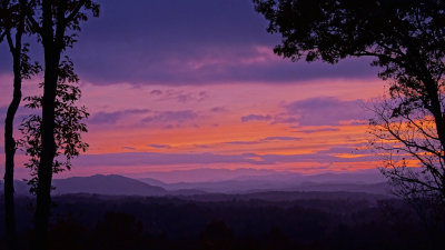 PURPLE MOUNTAIN MAJESTY  -  TAKEN WITH A SONY 18-200mm E-MOUNT LENS