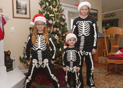 SOME INTERESTING CHRISTMAS PAJAMAS FOR THE GRANDCHILDREN  -  ISO 200