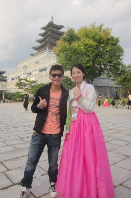 with guide