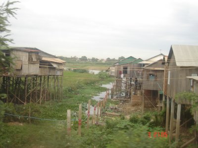 6 hours bus ride to Siem Reap