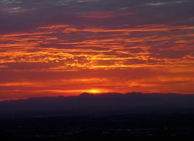 Sunrise over Phoenix