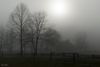 Dan Lawson Place in Fog