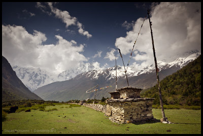 Mani wall near Samdo