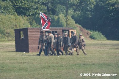 The Confederates arrive