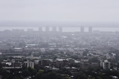montreal, foggy day