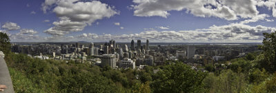 panorama: Montreal downtown