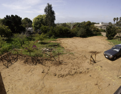 our large backyard (ocean in distance)