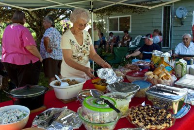 The Feast! Why is Doris always arranging the food?