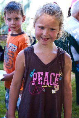 Tyler (4th) and Merissa (3rd gen.) probably don't realize they are cousins