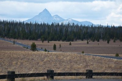 On entrance to Park, we drove thru several miles of pumice from Mt. Mazama 100 ft. deep