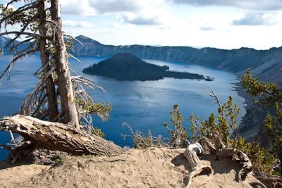 great view of crater and Wizard Island
