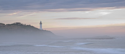 Lighthouse in the Mist, Nora Head from Soldiers beach