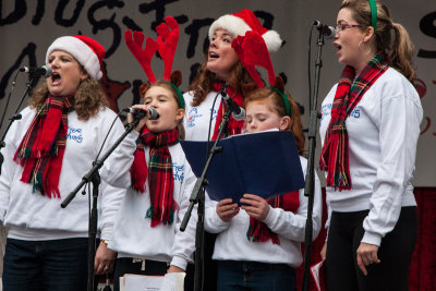 Drug-Free Marshals Christmas Festival at Dundas Square