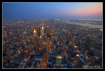 Nightfall over NYC