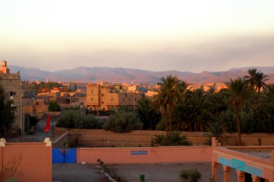 View from the hotel in Ouarzazate