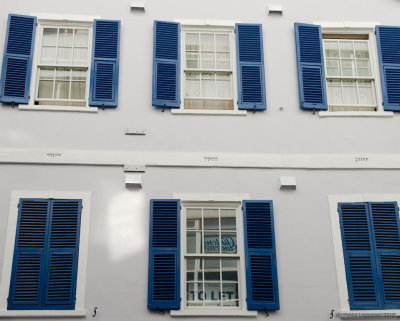 Gibraltar main street windows