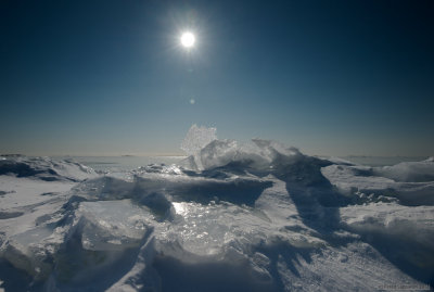 Ice sheet in the sun