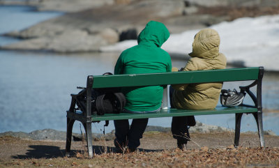 Early spring / two / green