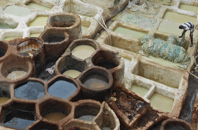 Tannery pots.