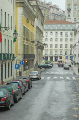 A typical street in central Lisbon