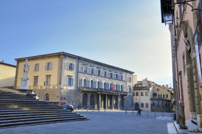 Tuscany. Arezzo. Piazza della Liberta