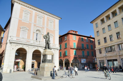 Tuscany. Pisa. Piazza Garibaldi