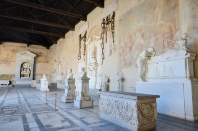 Tuscany. Pisa. Camposanto Monumentale. Interior