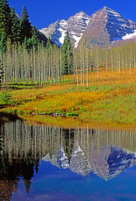 Maroon Bells Pond, Aspen, CO