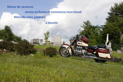 Retour de vacance ( thème photo les cimetières )