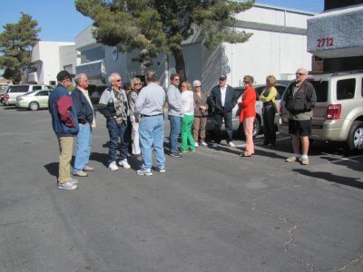#3515 Waiting for rest of group to tour Count's Custom - Vegas Trip 2013.jpg