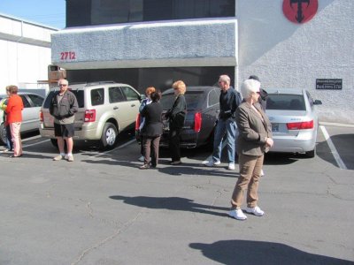 #3516 Waiting for rest of group to tour Count's Custom - Vegas Trip 2013.jpg