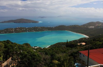 Megens Bay from Mountain Top, St Thomas