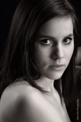 Amber in studio