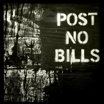 post no bills