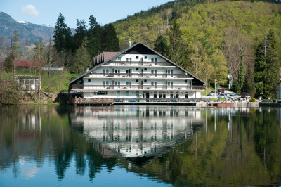 Hotel Bor from across the lake
