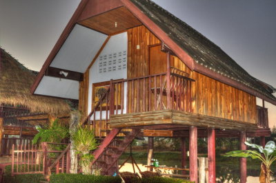 Log Cabin at Bueng Boraphet