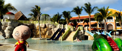 Stopping At The Barcy Waterpark