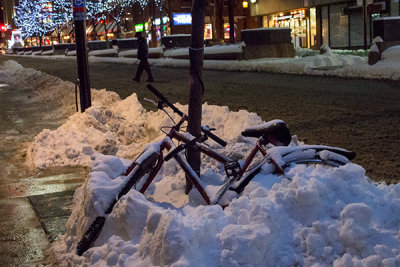 Bike in the Snow