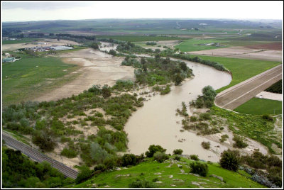 Shows results of flooding