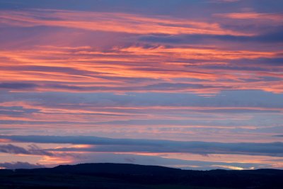 Sunset over Budle Bay